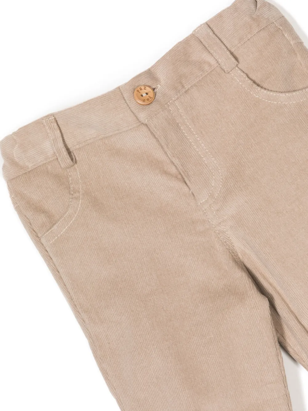 Paz Rodriguez Corduroy Elastic-waist Trousers - Neutrals 