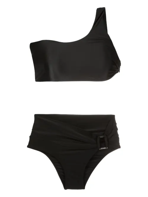 Gathered-buckle two-piece bikini set - Amir Slama - Modalova