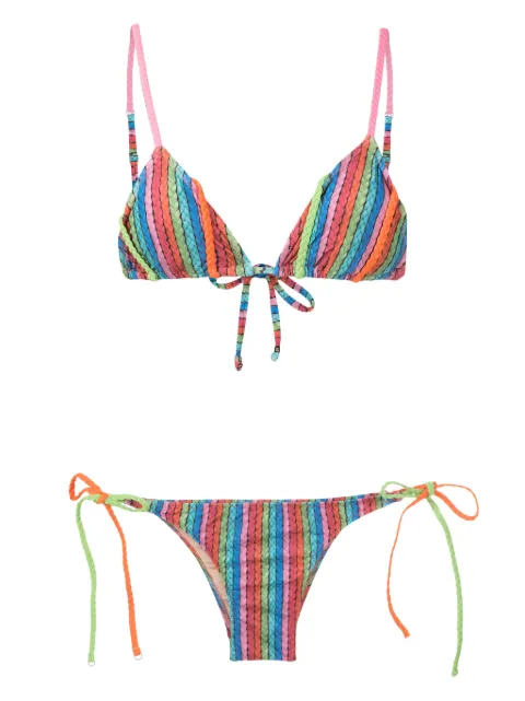 Amir Slama braided-pattern bikini set