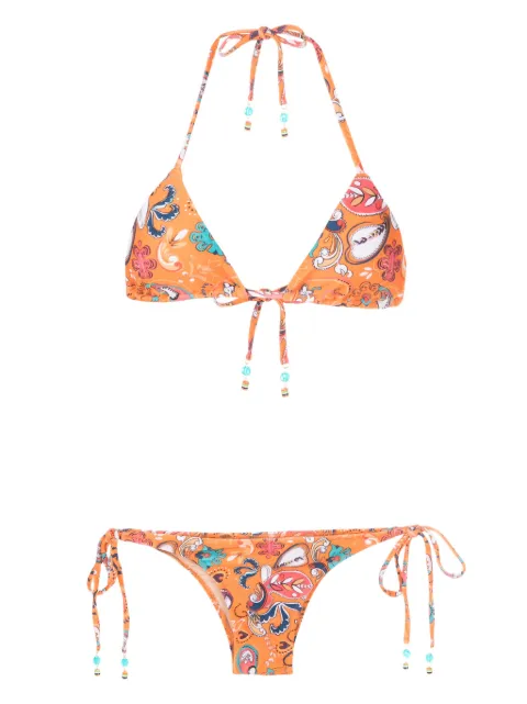 Amir Slama graphic-print bikini set