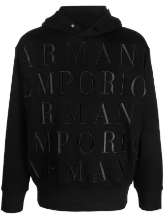 White armani best sale hoodie