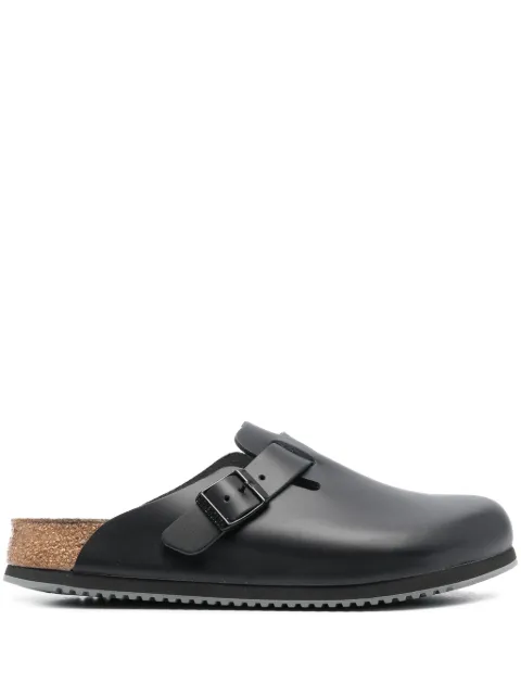 Birkenstock Boston buckle-embellished slippers