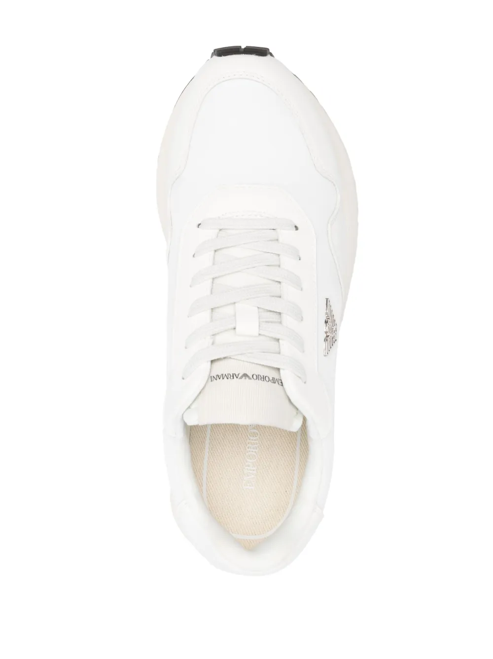 Mens armani white trainers outlet