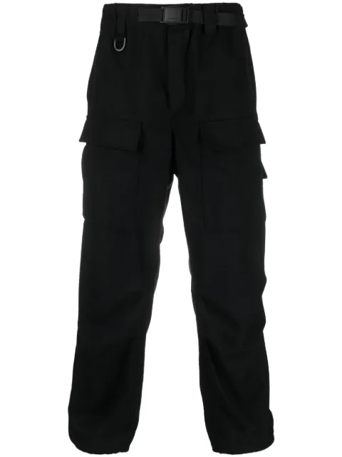 Y-3 cropped cargo trousers