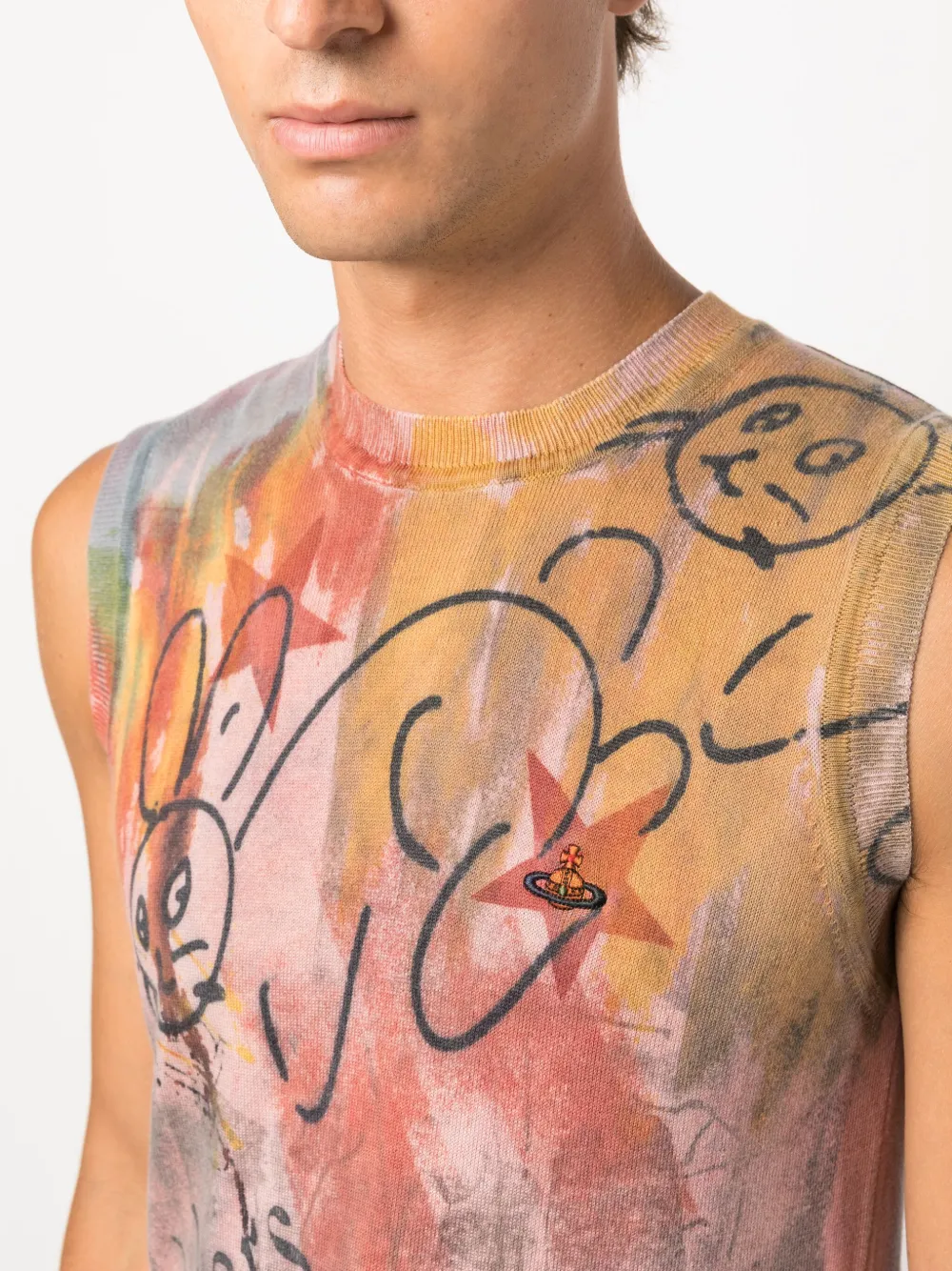 Vivienne Westwood グラフィック タンクトップ | ピンク | FARFETCH JP