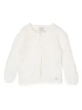 Paz Rodriguez round-neck knitted cardigan - White