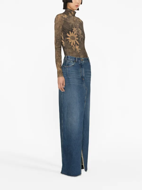 スカート DARKPARK Women Skirts WSK02DBL030055 Blue DARKPARK Denim Maxi Skirt | Blue | FARFETCH