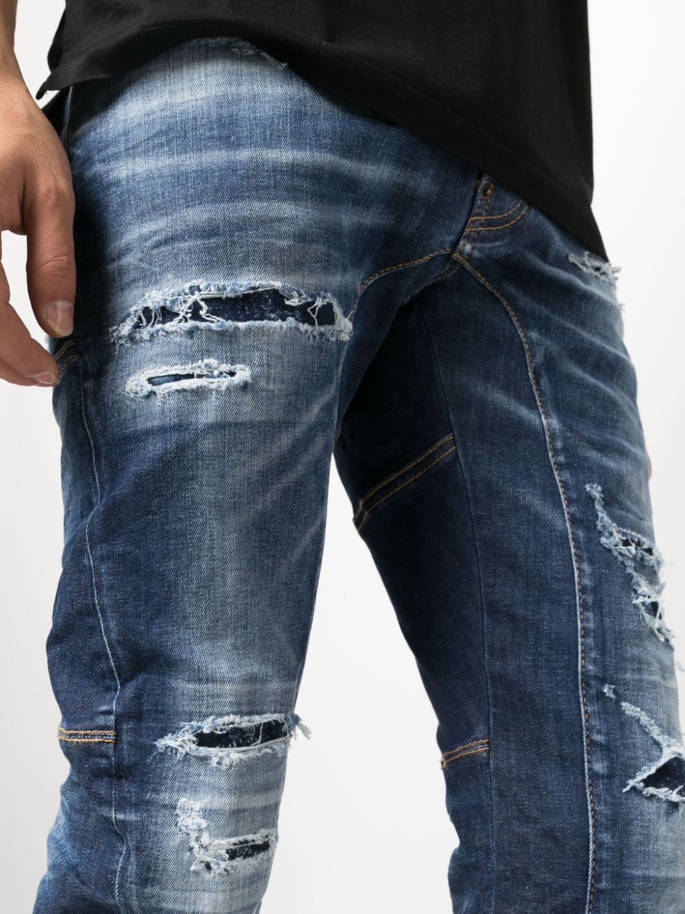 DSQUARED2 ripped tapered jeans Men