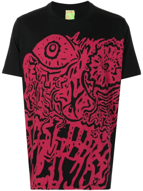 T-shirt SlamB Vampire en coton - Amir Slama - Modalova
