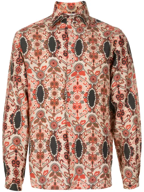 Amir Slama graphic-print long-sleeved shirt