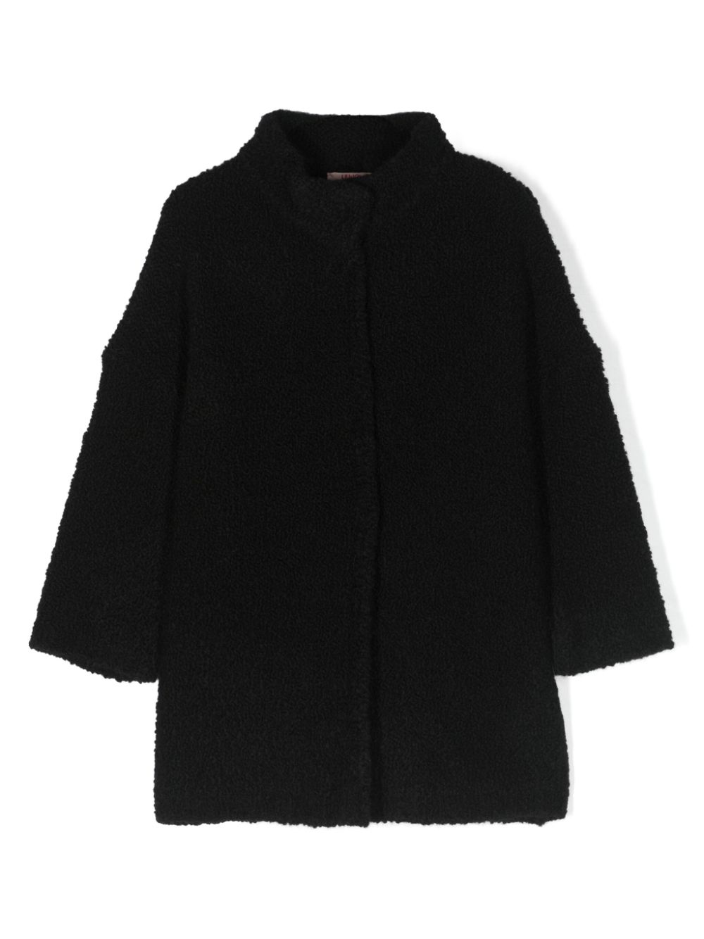 Liu Jo Kids faux-shearling coat - Black