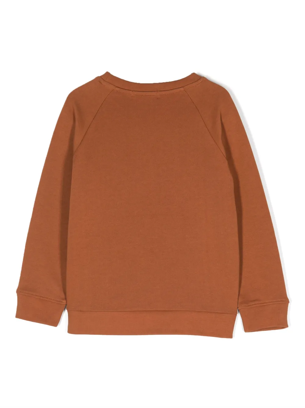 Stella McCartney Kids bear-motif cotton sweatshirt - Bruin