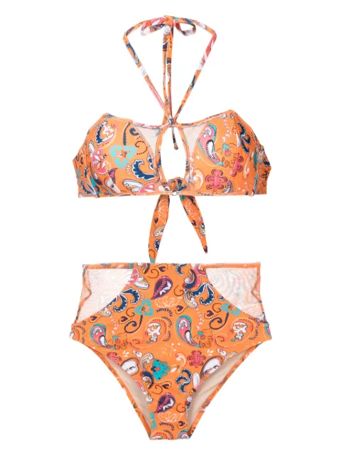 Amir Slama bikini con estampado gráfico