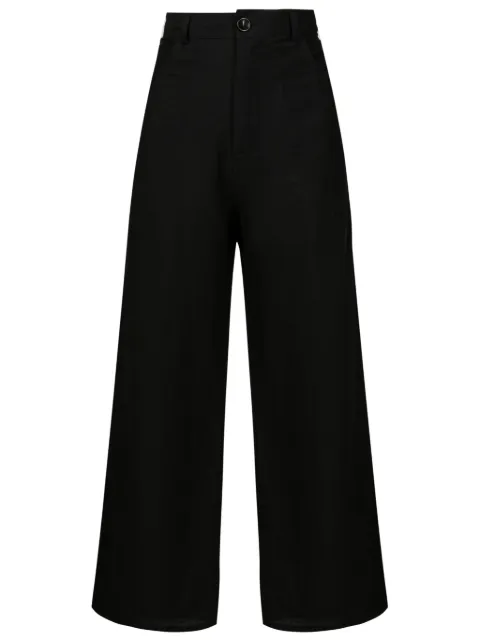 Amir Slama wide-leg high-waisted trousers