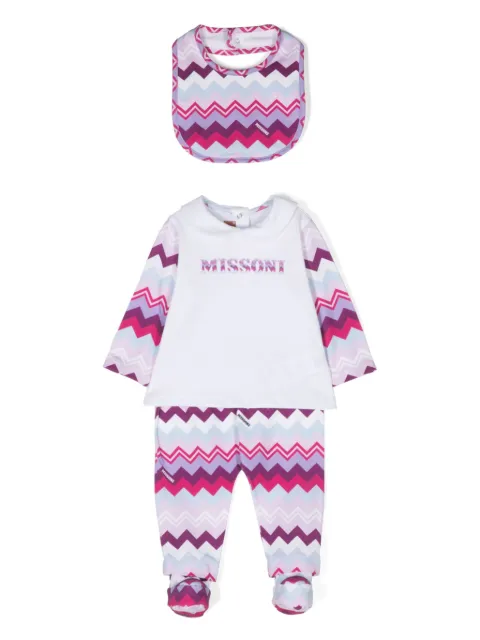 Missoni Kids Zigzag-print trouser set 