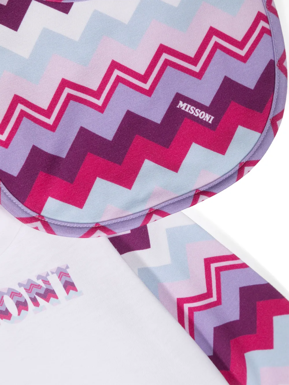 Missoni Kids Broek met zigzag-print Wit