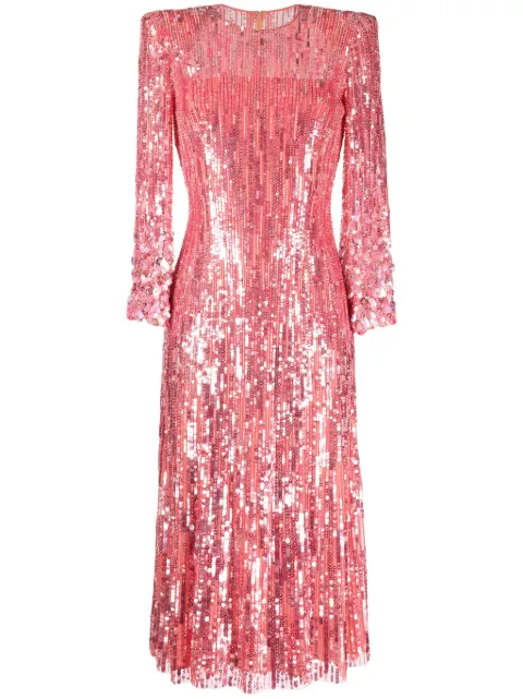 Jenny Packham Nymph embellished midi dress Women