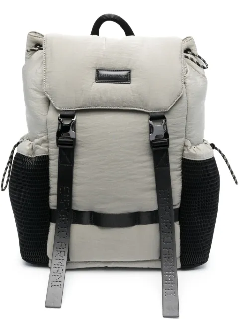 Emporio Armani logo-embossed adjustable backpack 
