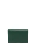 Smythson logo-stamp leather wallet - Green