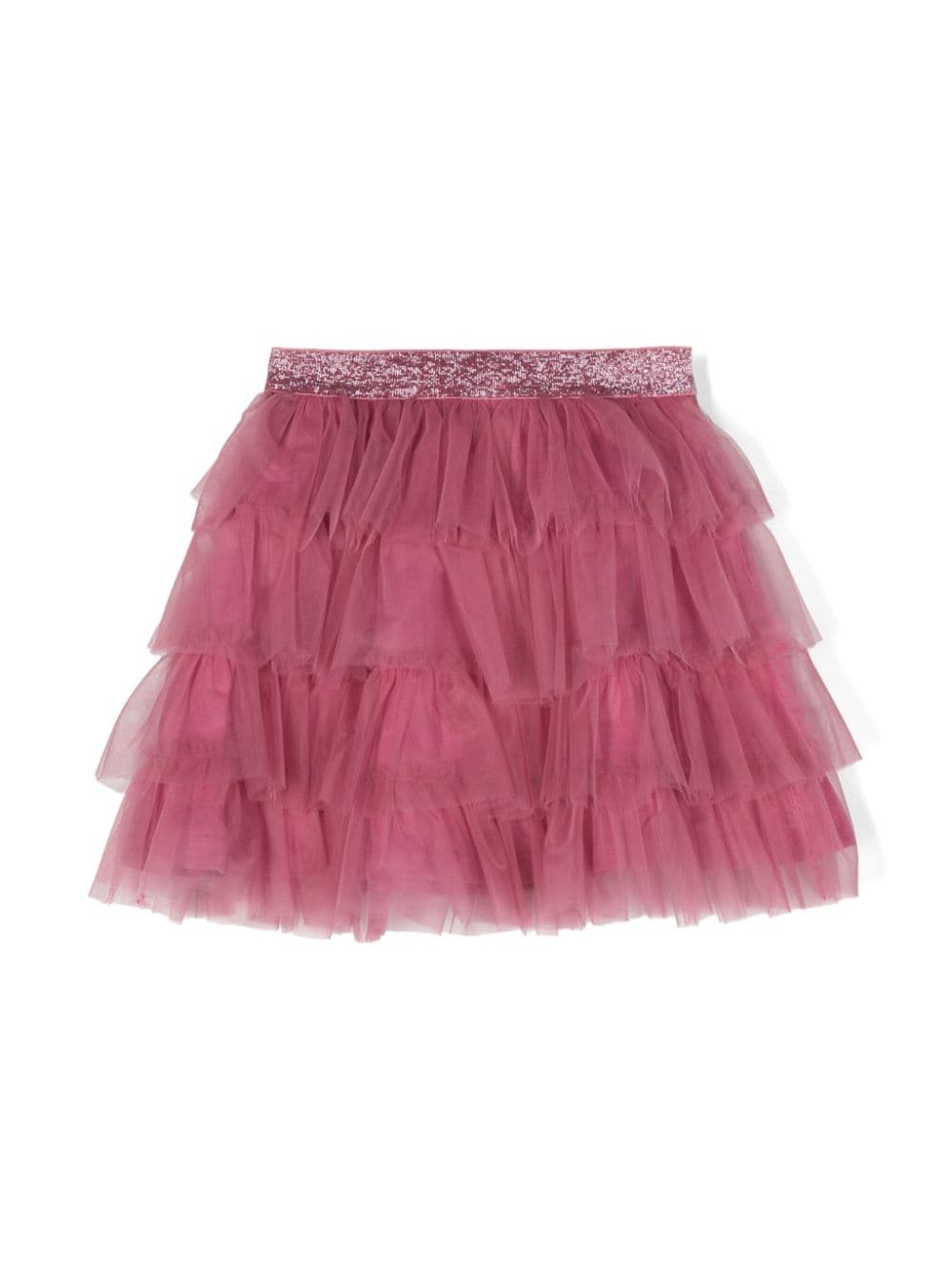 LIU JO elasticated tulle skirt - Roze