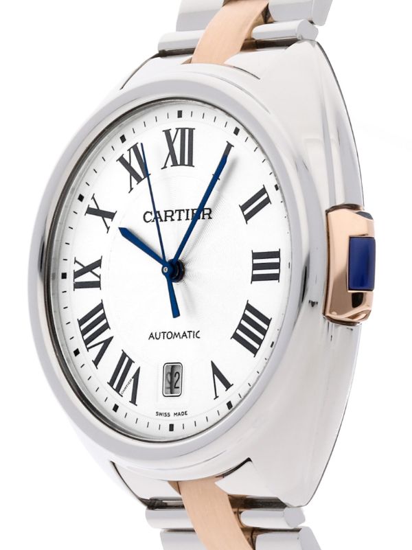 Cartier 2017 pre owned Cl De Cartier 40mm Farfetch