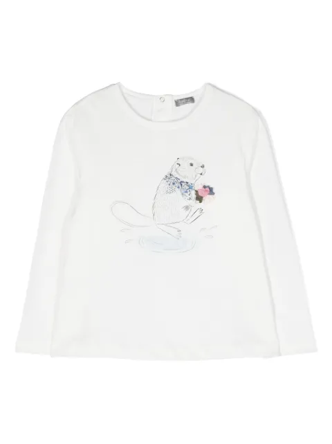 Il Gufo T-Shirt mit grafischem Print