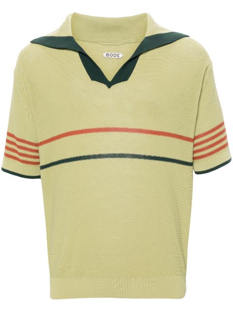 BODE Palmer knitted polo shirt