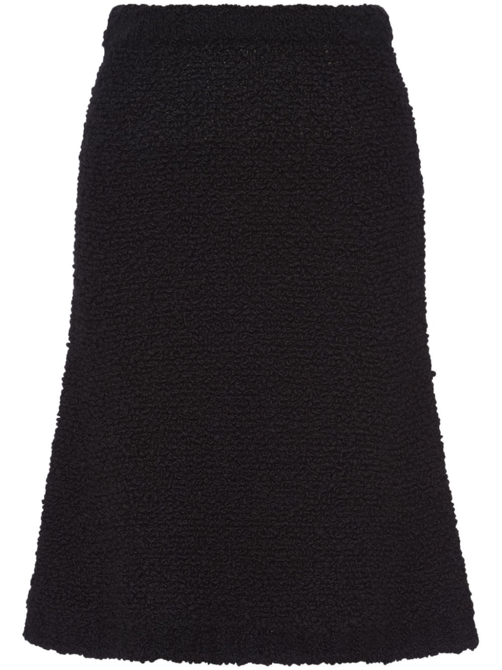 Prada Bouclé Mohair Knit Skirt - Farfetch