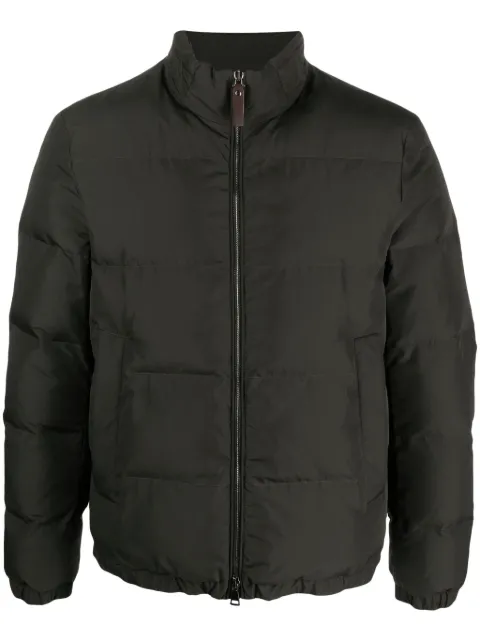 Canali zip-up padded jacket