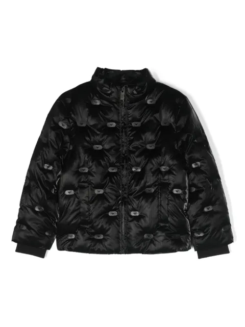 Emporio Armani Kids logo-print padded jacket