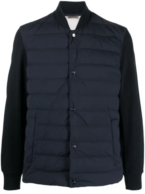 Herno contrasting-sleeves padded jacket