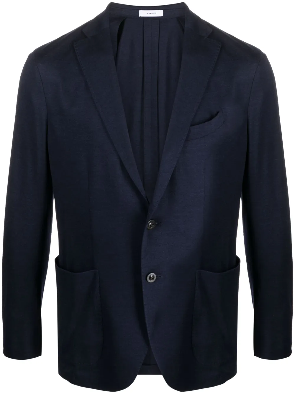 Boglioli notched-lapel single-breasted blazer | Blue | Image 1