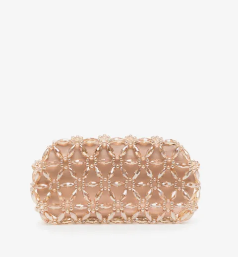 0711 Clutch mit Perlen