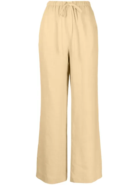 Nanushka drawstring -waist linen trousers 