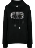 Haculla Man Eyes On You cotton hoodie - Black