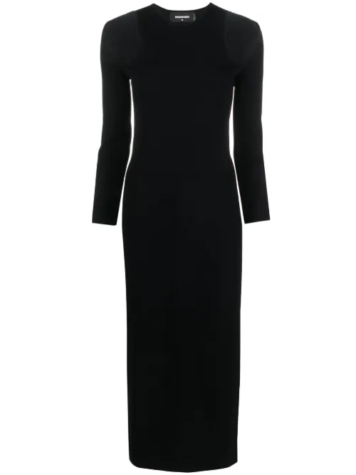 Robe en maille nervurée à découpe - DSQUARED2 - Modalova