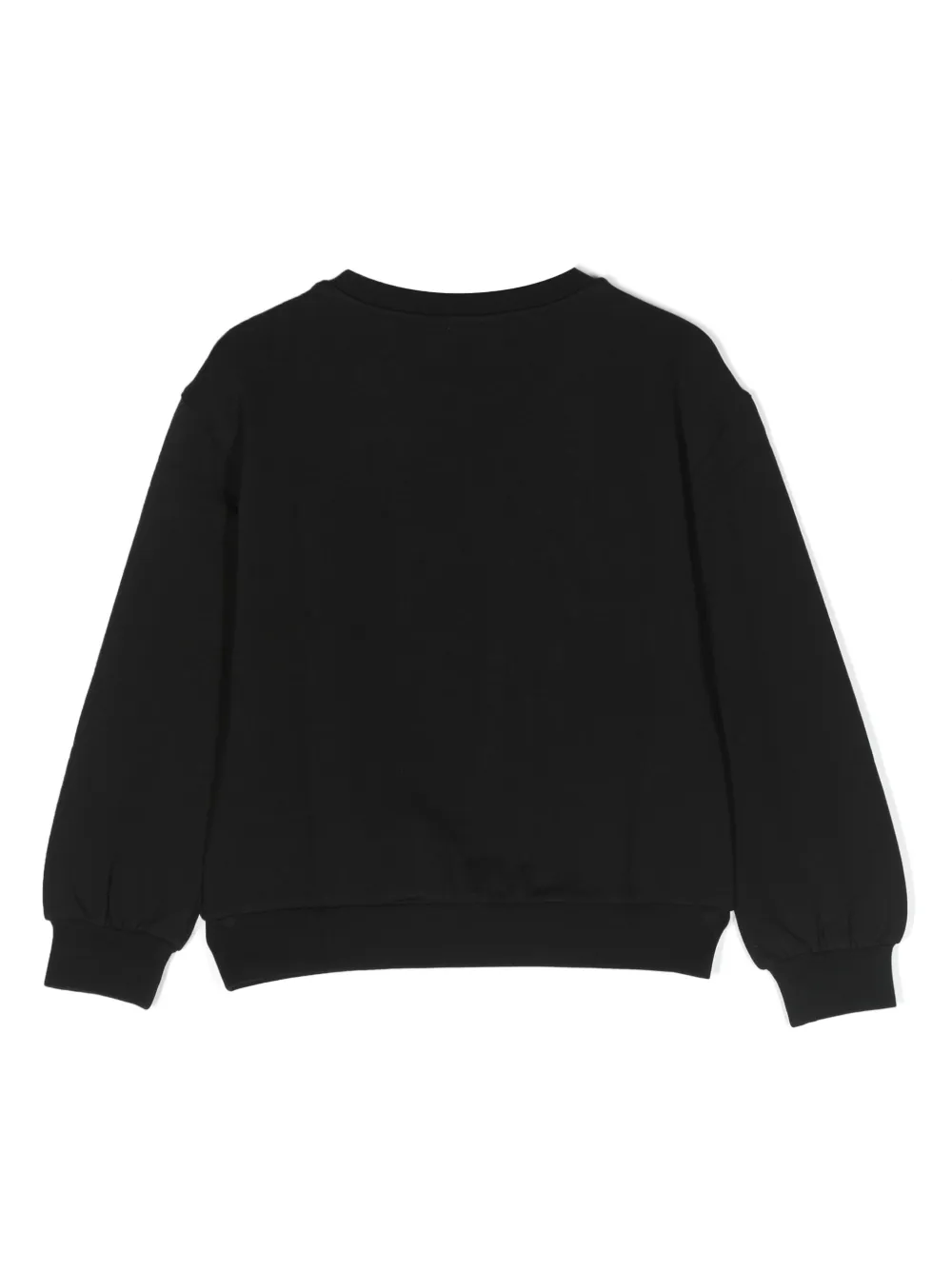 Philipp Plein Junior crystal-embellished logo sweatshirt - Zwart