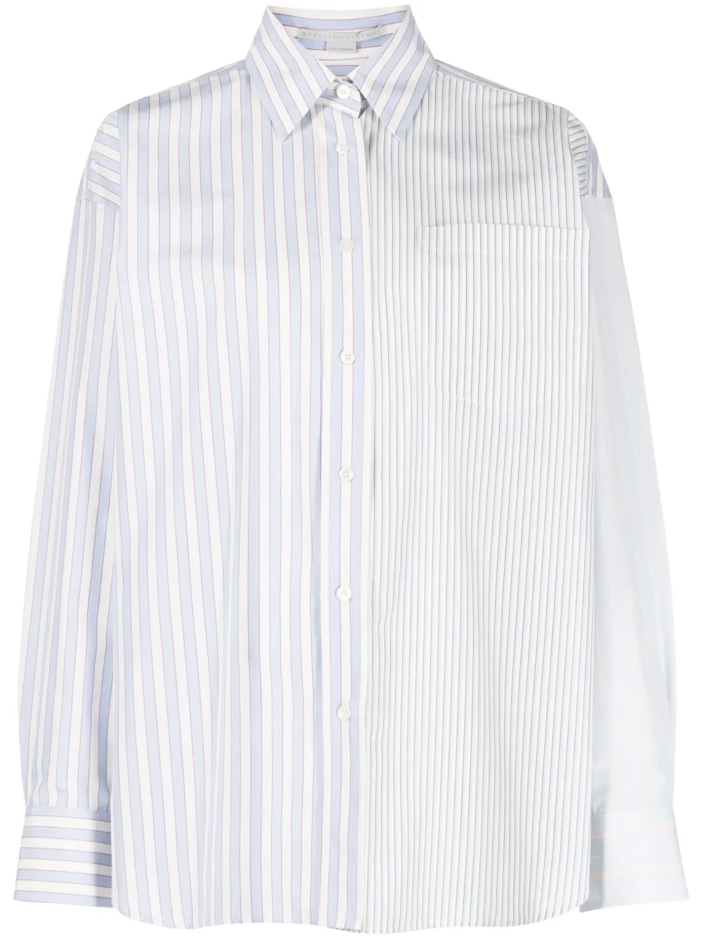 Affordable Stella McCartney multi-way stripe pattern cotton shirt Women