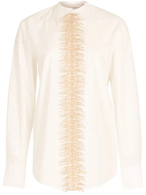 Blouse Isabel en coton biologique - Silvia Tcherassi - Modalova