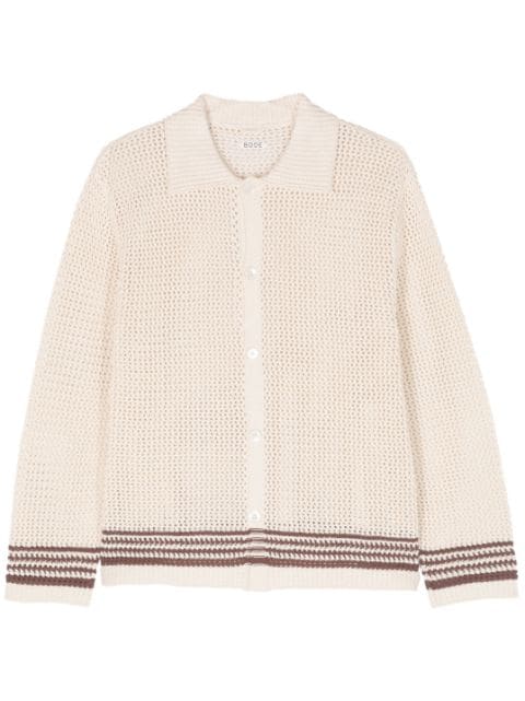 BODE Bayberry overshirt cardigan