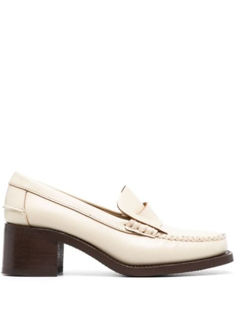 Hereu Sineu 50mm leather pumps 