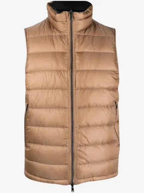 Herno gilet matelassé à fermeture zippée