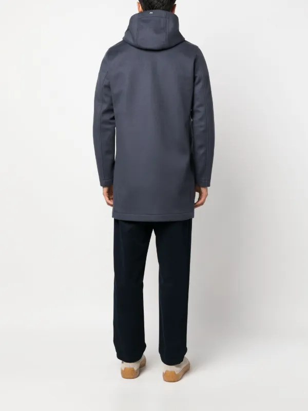 Herno zip-up Hooded Coat | Blue | FARFETCH