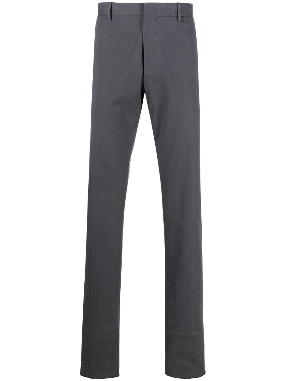 Zegna slim-cut tailored trousers - Grey