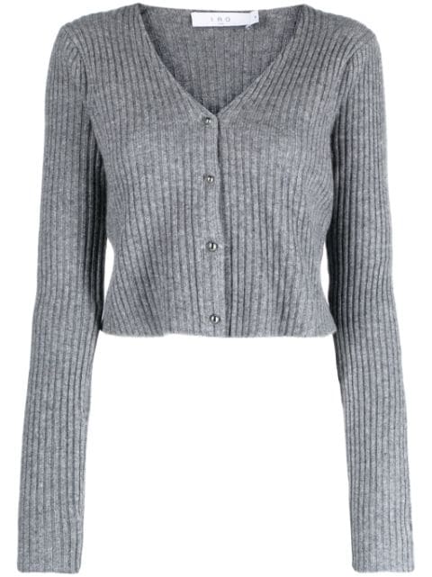 IRO Keyra wool-cashmere cropped cardigan