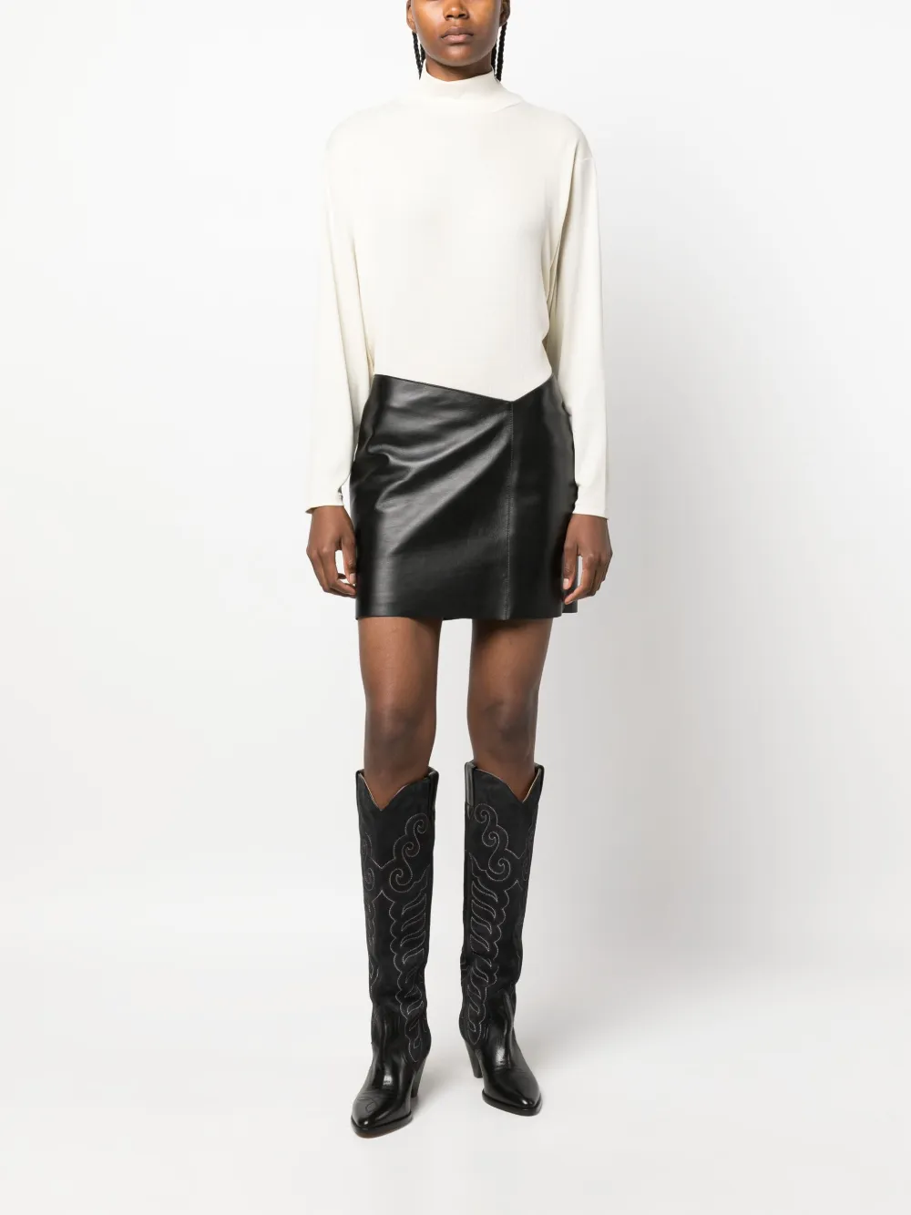 IRO Top met uitgesneden detail - Beige