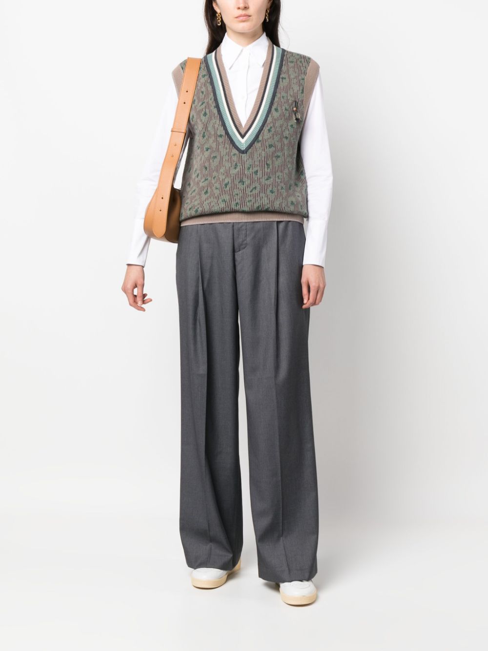 Scotch & Soda Plunging V-neck Knitted Vest - Farfetch