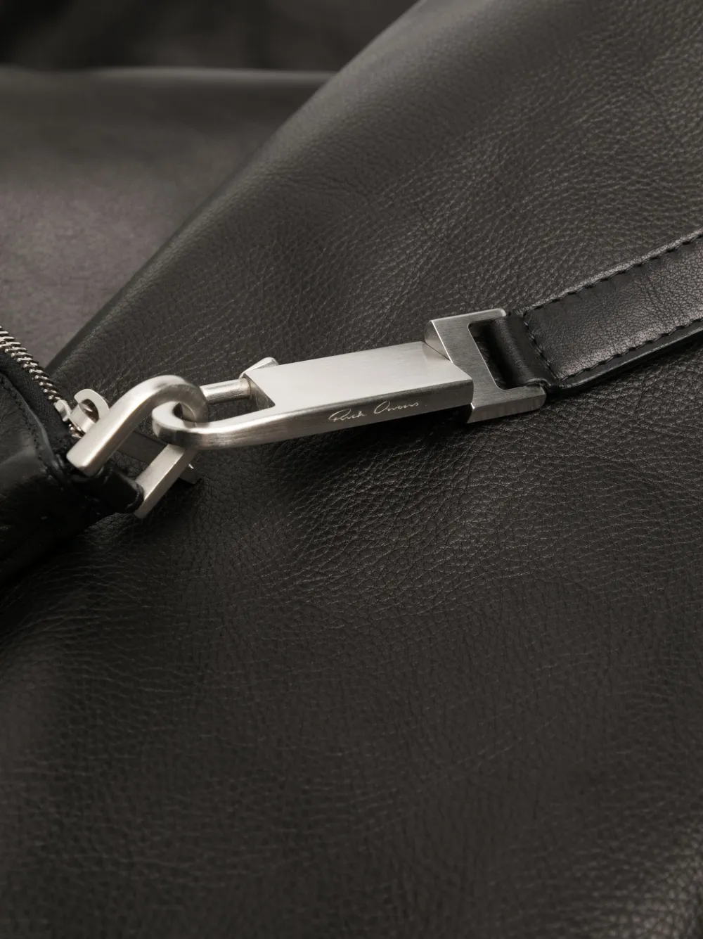 Rick Owens Leren shopper Zwart