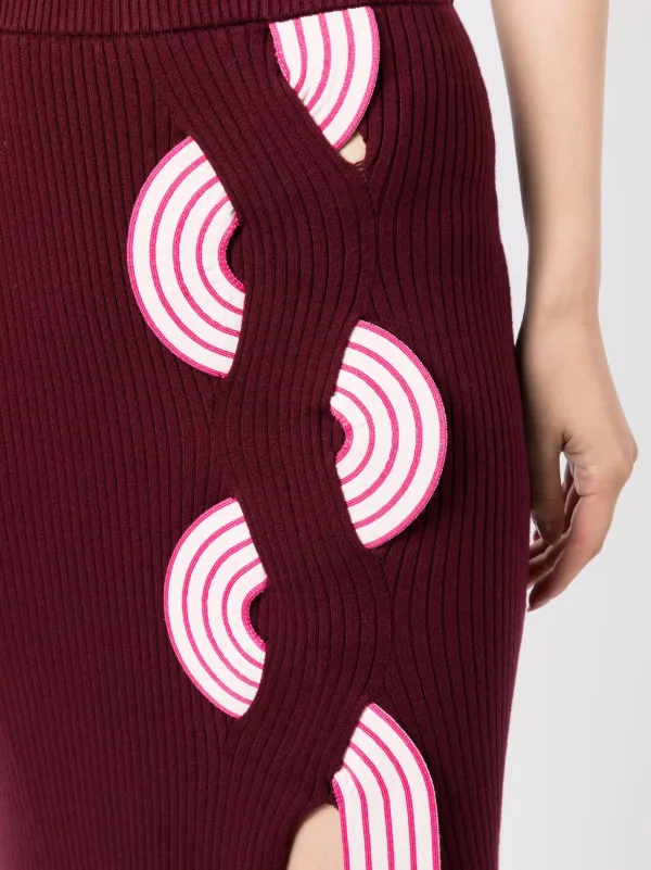 Ellie silk midi skirt online