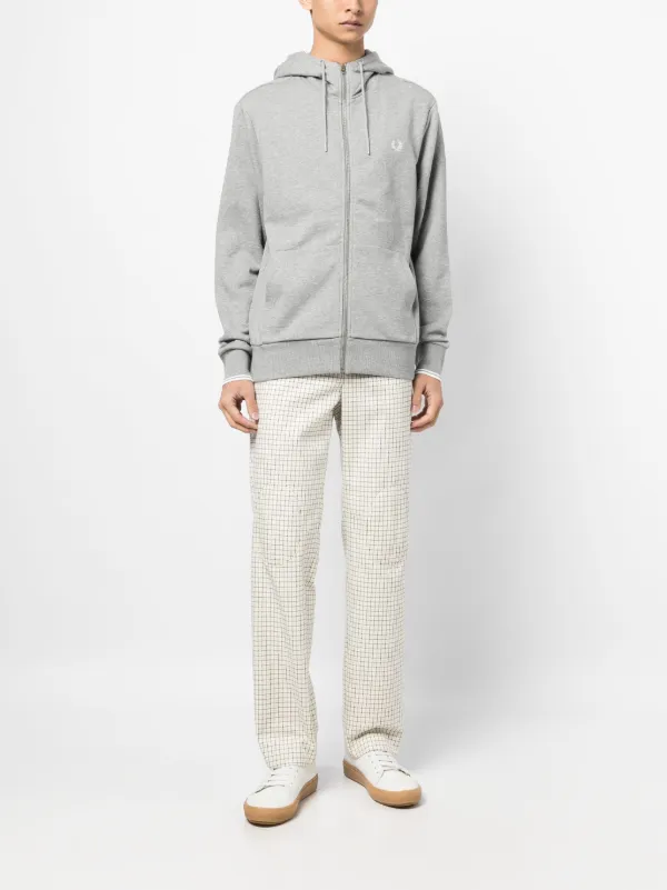 Fred Perry ジップアップ ジャケット | グレー | FARFETCH JP